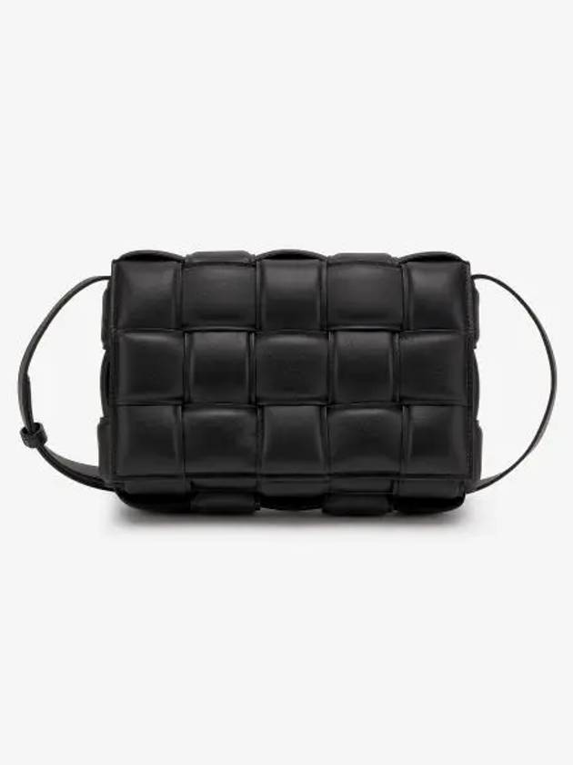 Padded Cassette Shoulder Bag Black 591970VCQR18425 - BOTTEGA VENETA - BALAAN 1