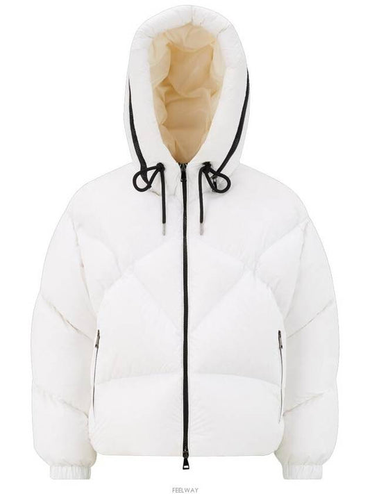 Estom Quilted Short Padding Offwhite - MONCLER - BALAAN 2