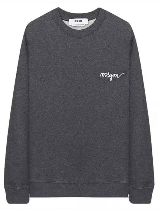 embroidered logo sweatshirt women - MSGM - BALAAN 1