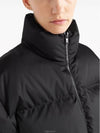 Oversized Re-Nylon Down Padding Black - PRADA - BALAAN 3