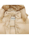 Women s goose down vest padded beige - MIU MIU - BALAAN 8