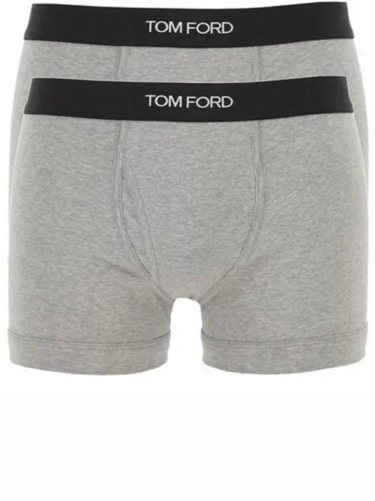 Men's Boxer Briefs 2 Pack Grey - TOM FORD - BALAAN.