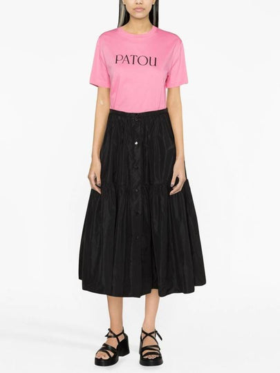 essential Patou logo-print cotton T-shirt - PATOU - BALAAN 2