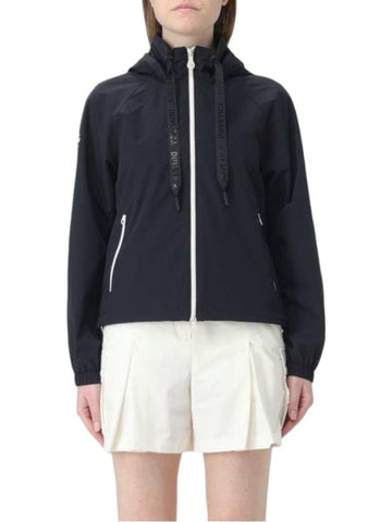 Marne Hooded Windbreaker Navy - DUVETICA - BALAAN 1