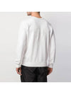 emboss logo double-sided sweatshirt white - STONE ISLAND - BALAAN 4
