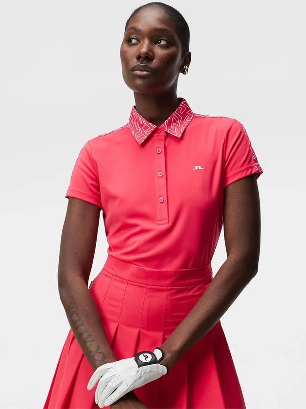 Golf Women's Cara Polo Shirt Pink - J.LINDEBERG - BALAAN 5