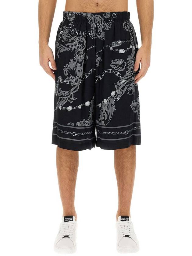 Versace Jeans Couture "Chain Couture" Bermuda Shorts - VERSACE - BALAAN 1