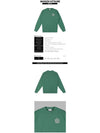 Logo Comfort Sweatshirt Green - MAISON KITSUNE - BALAAN 3