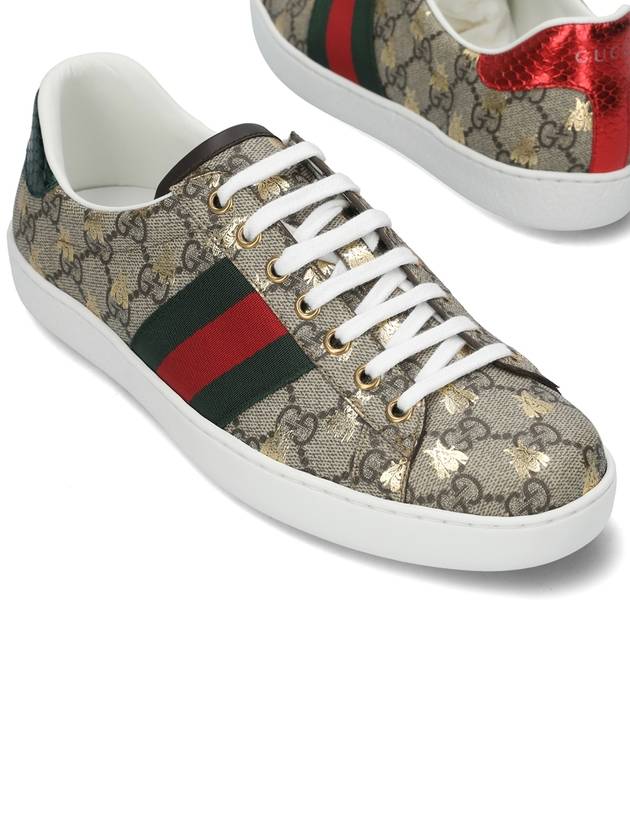 GG Supreme Bees Low Top Sneakers Brown - GUCCI - BALAAN 2