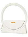 Le Sac Rond Circle Purse Tote Bag White - JACQUEMUS - BALAAN 3