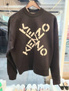 Big Cross Logo Oversized Sweatshirt Black - KENZO - BALAAN 7