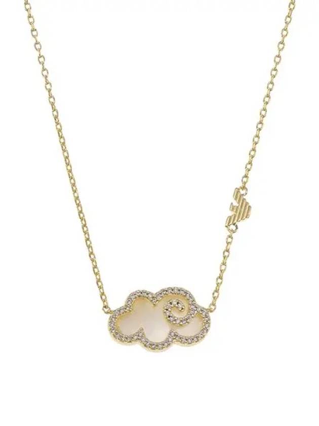 Cloud Pendant Necklace Gold - EMPORIO ARMANI - BALAAN 3