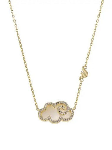 Cloud Pendant Necklace Gold - EMPORIO ARMANI - BALAAN 1