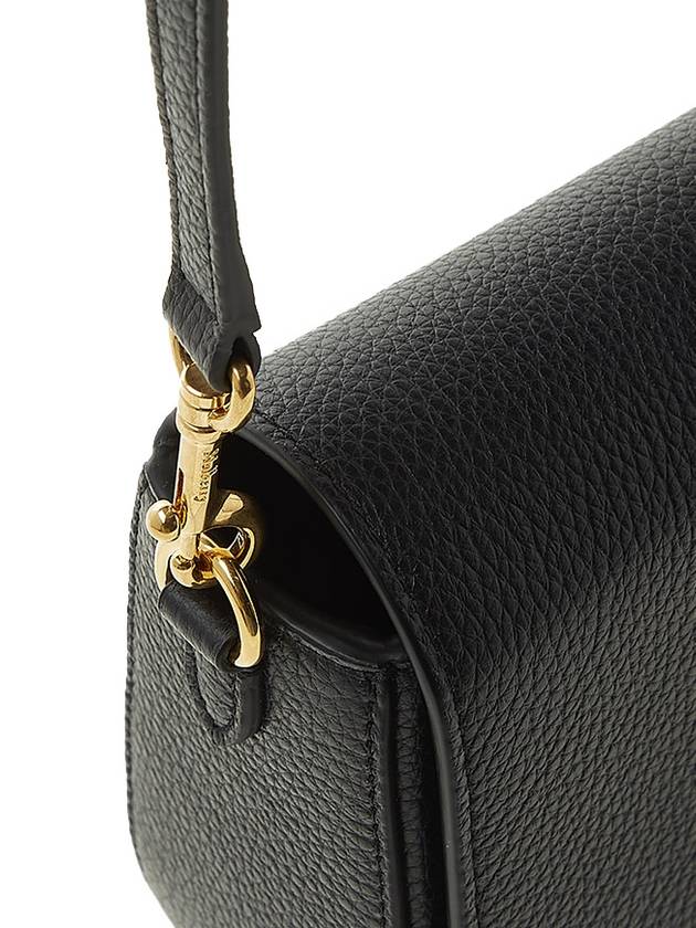 Darley Satchel Classic Grain Small Cross Bag Black - MULBERRY - BALAAN 8