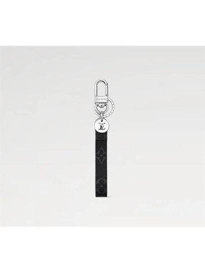 Monogram Dragonne Bag Charm Key Holder Black - LOUIS VUITTON - BALAAN 2