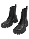 Tractor Lace-Up Middle Boots Black - BALENCIAGA - BALAAN 2