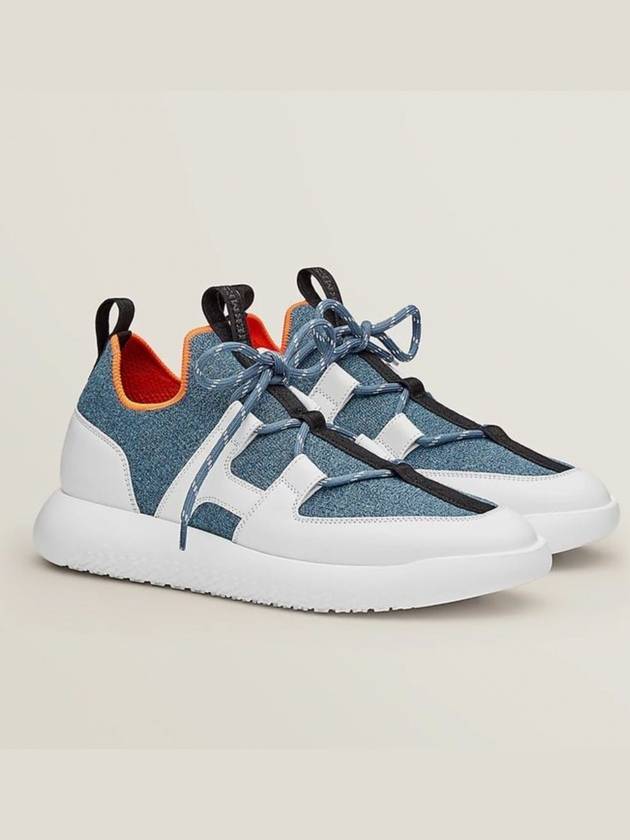 Dual Women Sneakers Blue H212200Z - HERMES - BALAAN 1