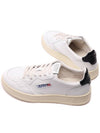 Medalist Black Tab Low Top Sneakers White - AUTRY - BALAAN 7