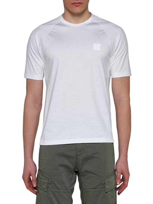 Metropolis Series Short Sleeve T-Shirt White - CP COMPANY - BALAAN 4