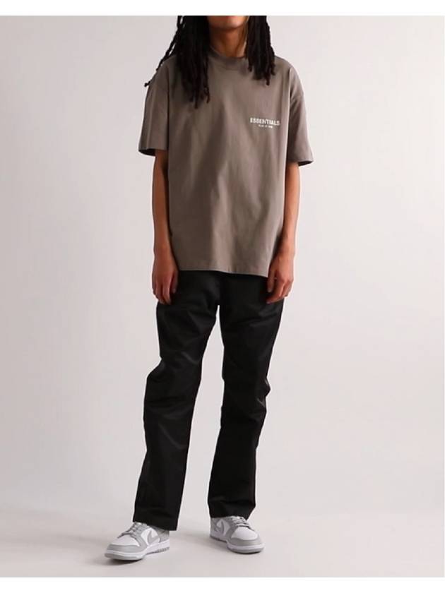 Fear of God Essentials Short Sleeve TShirt Brown Taupe - FEAR OF GOD ESSENTIALS - BALAAN 3