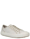 Domino FF Fabric Low Top Sneakers White - FENDI - BALAAN 3