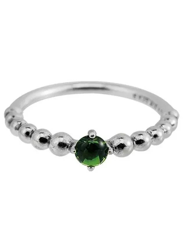 August Spring Silver Ring Green Silver - PANDORA - BALAAN 3