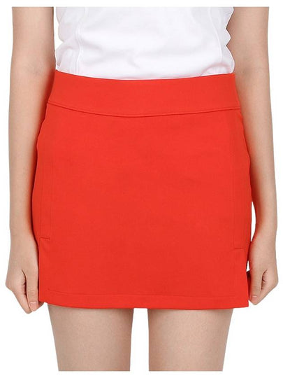 Women's Amelie H Line Skirt Red - J.LINDEBERG - BALAAN 2