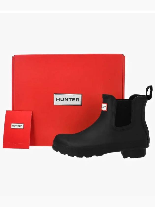 Women's Original Chelsea Rain Boots Black - HUNTER - BALAAN 5