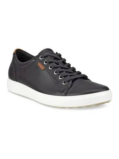 Soft 7 Low Top Sneakers Black - ECCO - BALAAN 2