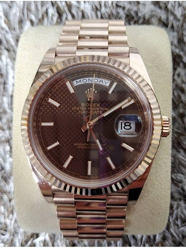 Rolex Day Date Choco Board 228235a 17 Years - ROLEX - BALAAN 1