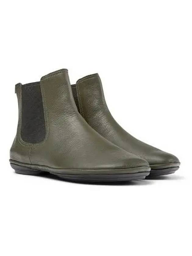 Right Leather Ankle Middle Boots Green - CAMPER - BALAAN 2