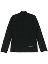 Functional thermal half neck knit BLACK - MONBIRDIE GOLF - BALAAN 6