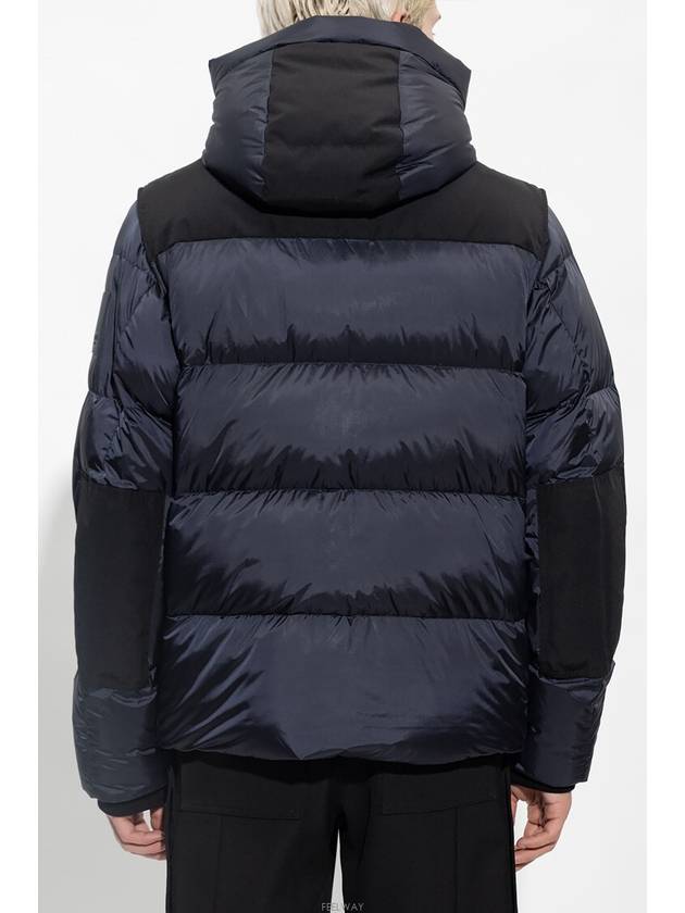 Detachable Sleeve Hooded Padding Navy - BURBERRY - BALAAN 4