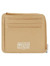 Stitch Half Zipper Card Wallet Nude - MAISON MARGIELA - BALAAN 4