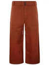 Belted Pocket Crop Pants  Brown - LEMAIRE - BALAAN 2