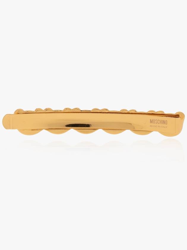 Moschino Hair Clip, Women's, Gold - MOSCHINO - BALAAN 3