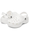 Classic Platform Clog Sandals White - CROCS - BALAAN 5