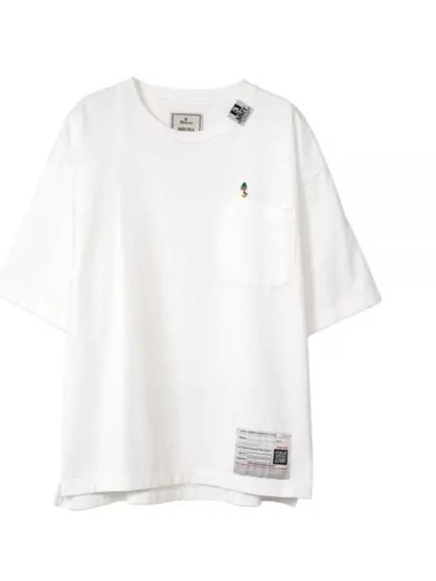 Embroidery Duck Short Sleeve T-Shirt White - MIHARA YASUHIRO - BALAAN 2