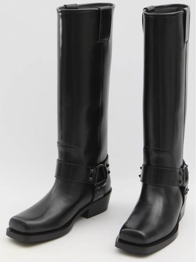 Rockstud Biker Boots - VALENTINO - BALAAN 5