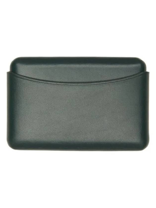 Embossed Logo Molded Structured Calfskin Card Holder Green - LEMAIRE - BALAAN 2