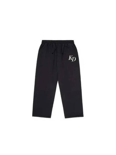 KODAK Apparel Essential Brushed Wide Fit Pants BLACK - KODO - BALAAN 1