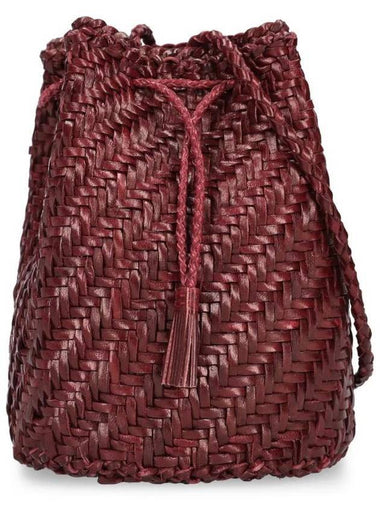 Pom Pom Double Jump Bucket Bag Bordeaux - DRAGON DIFFUSION - BALAAN 1