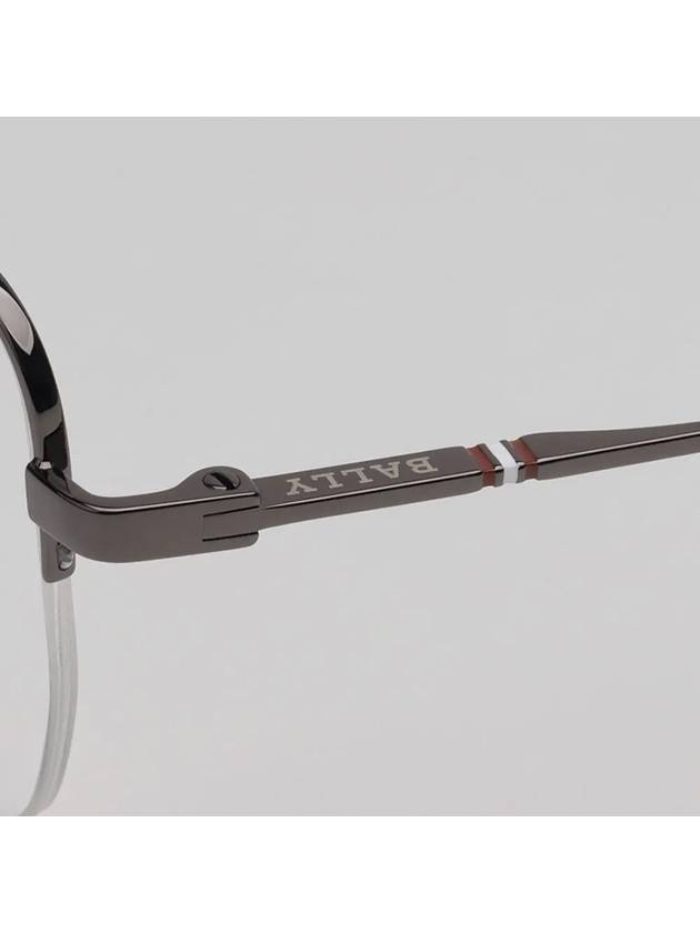 Titanium glasses frame BY5064H 008 square semirimless light metal - BALLY - BALAAN 5