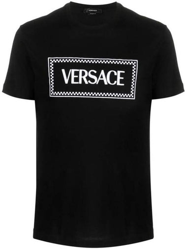 short sleeve t-shirt 76879 10116941A08584 73744 BLACK - VERSACE - BALAAN 1