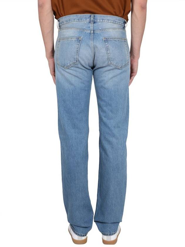 Back Stitch 5 Pocket Straight Jeans Medium Wash - MAISON MARGIELA - BALAAN 5