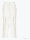 SN Bottega Veneta White wide tapered leg trousers with a fl 799335 V4CS0 3043F - BOTTEGA VENETA - BALAAN 2