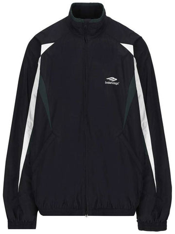 3B Sports Icon Track Jacket Black - BALENCIAGA - BALAAN 1