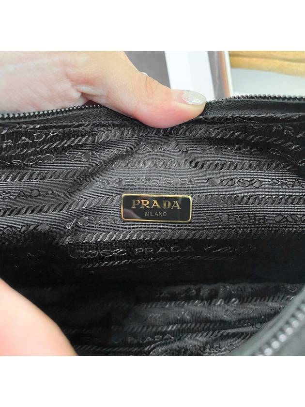 Nylon Quilted Hobo Tote Bag Black - PRADA - BALAAN 7