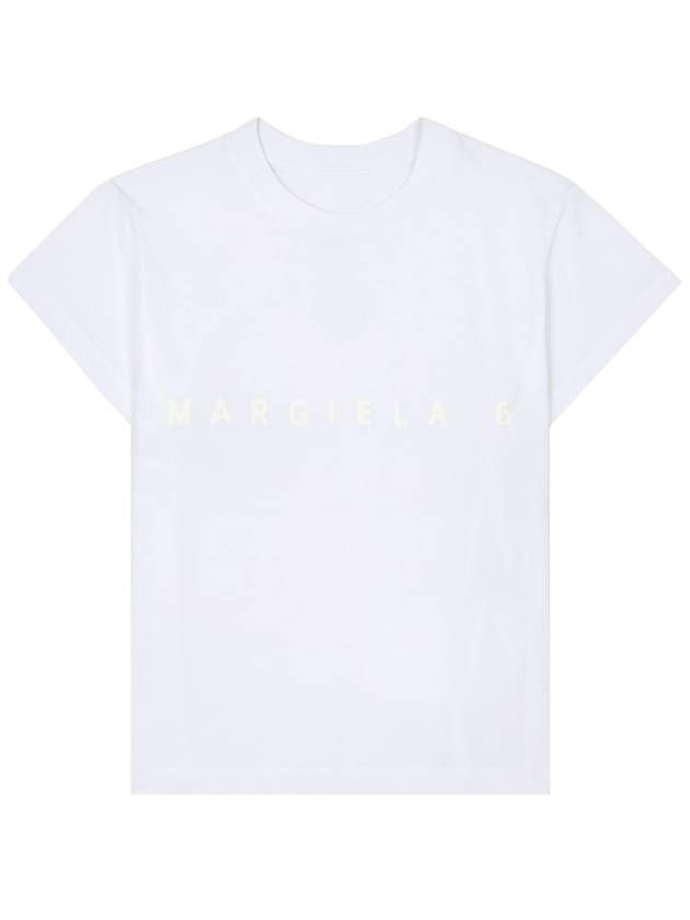 Glow in the Dark Short Sleeve T-Shirt White - MAISON MARGIELA - BALAAN 2