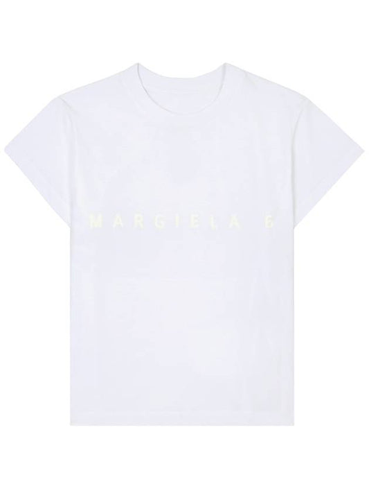 Glow in the Dark Short Sleeve T-Shirt White - MAISON MARGIELA - BALAAN 2